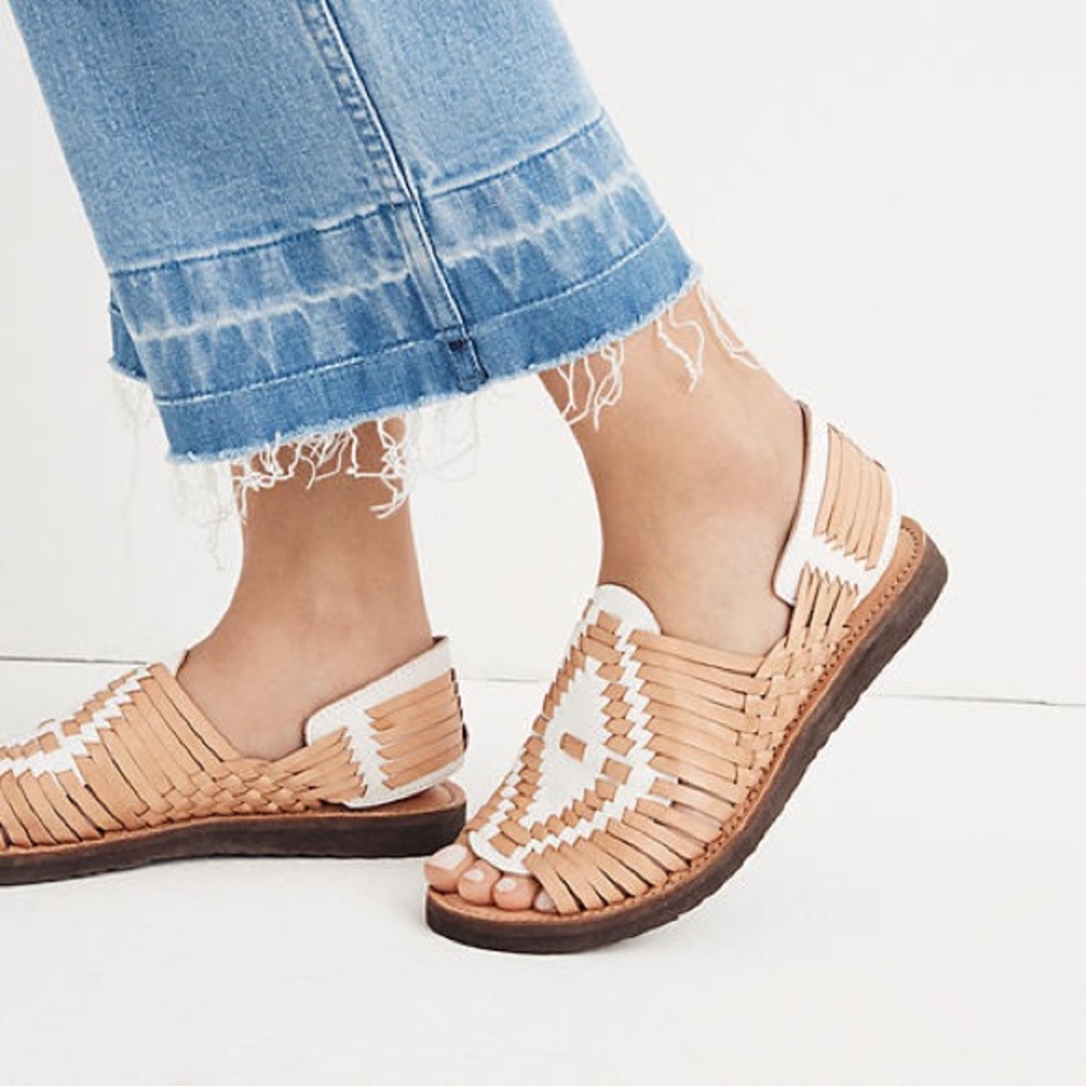 Chamula Chichen Open-Toe Huarache Sandals